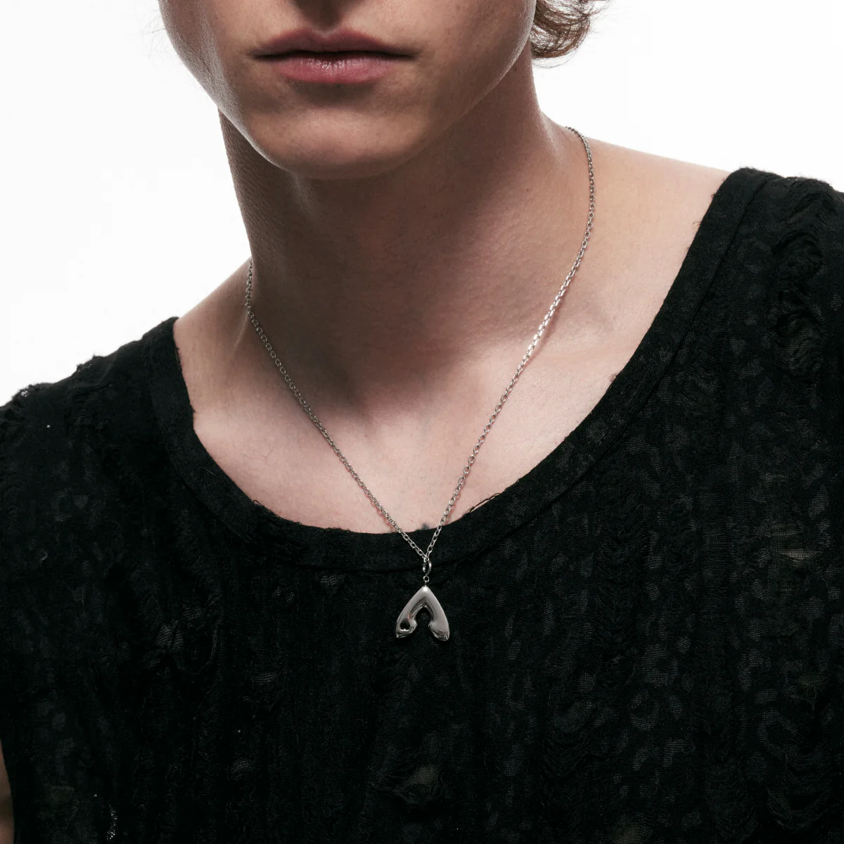 Punk Moth Double-layer Zircon Necklace - Image 5