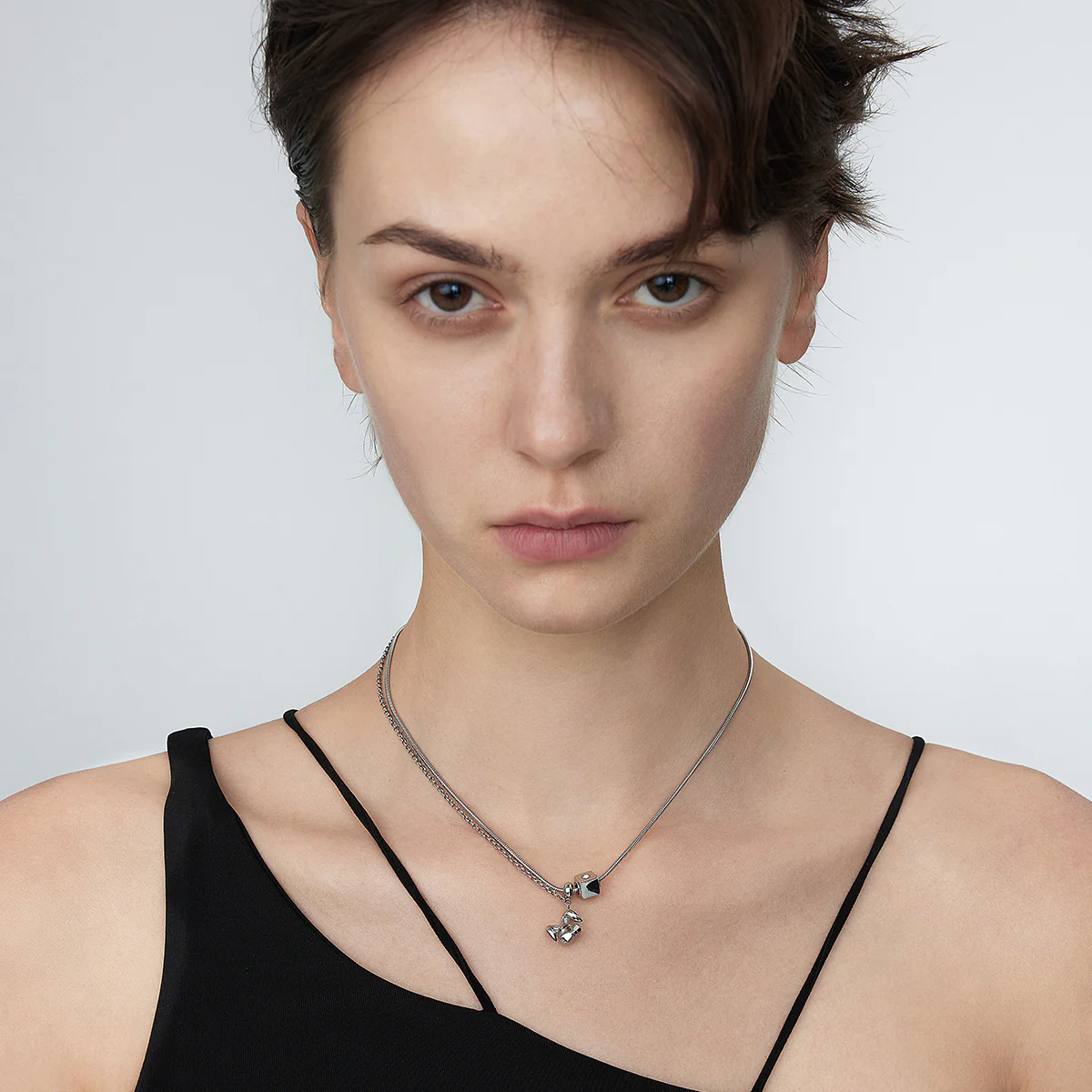 Rabbit Pendant Pull Adjustment Necklace - Image 4