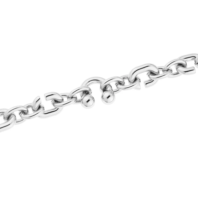 Rebellion Revolution Horseshoe Ring Charm Choker Necklace - Image 5