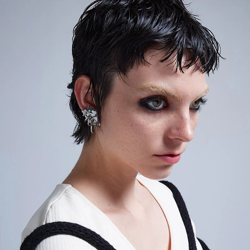 Rebellion Revolution Punk Style Ear Shaped Cuff Earring - Image 7