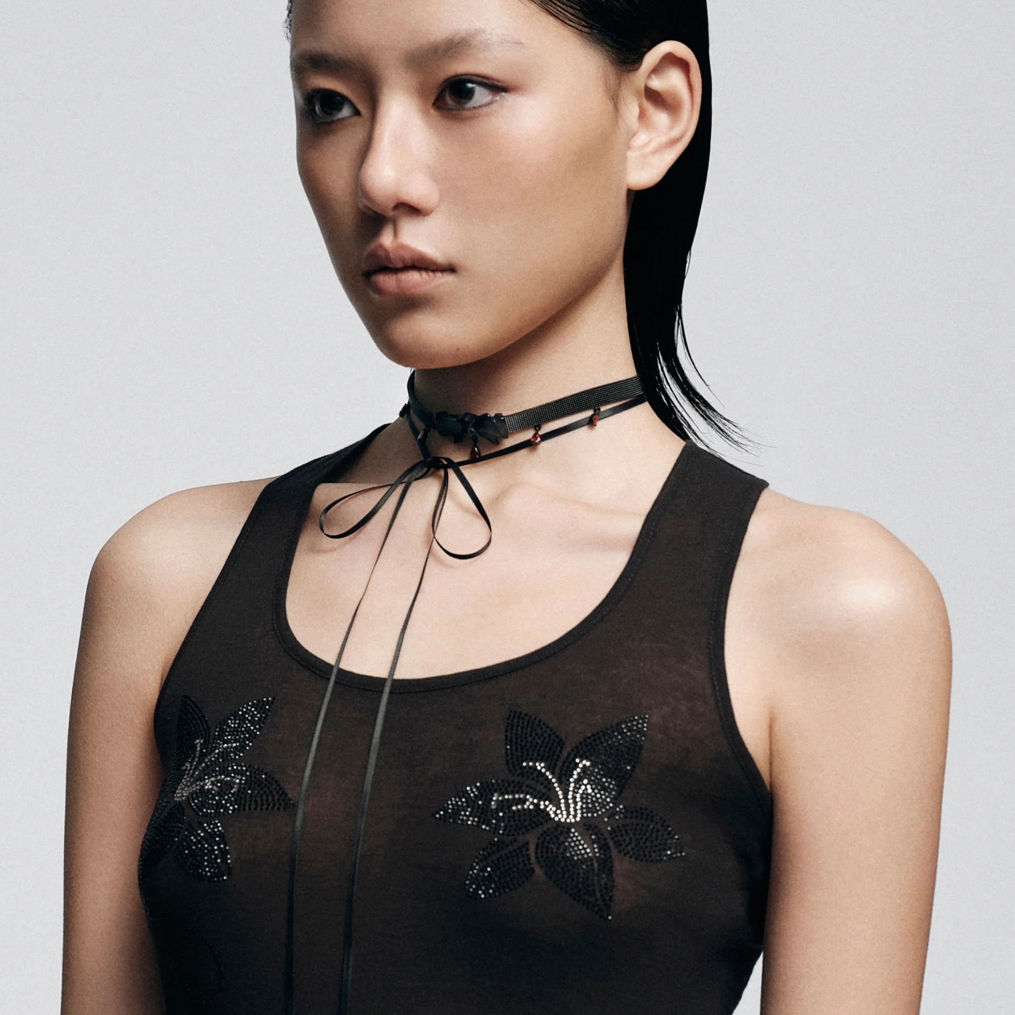 Ribbon Bow Choker - Image 3