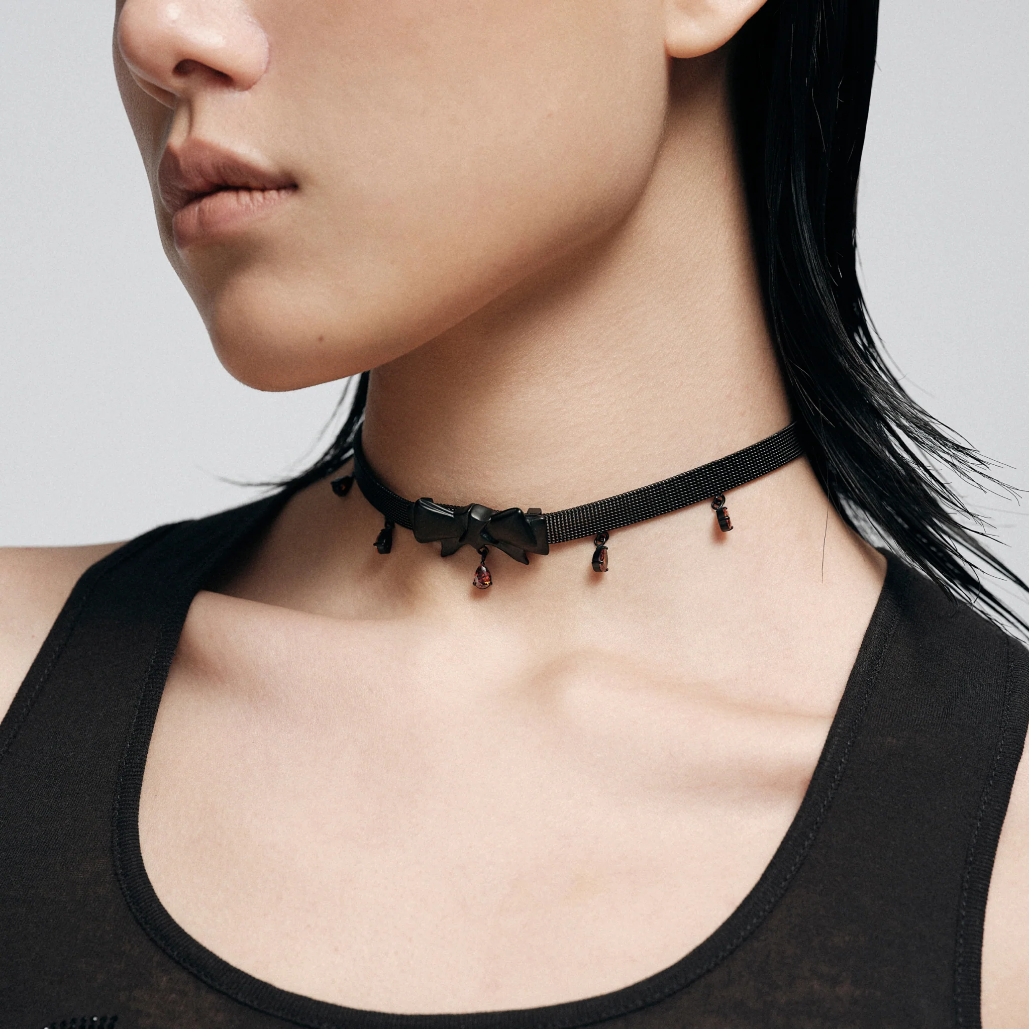 Ribbon Bow Choker - Image 4