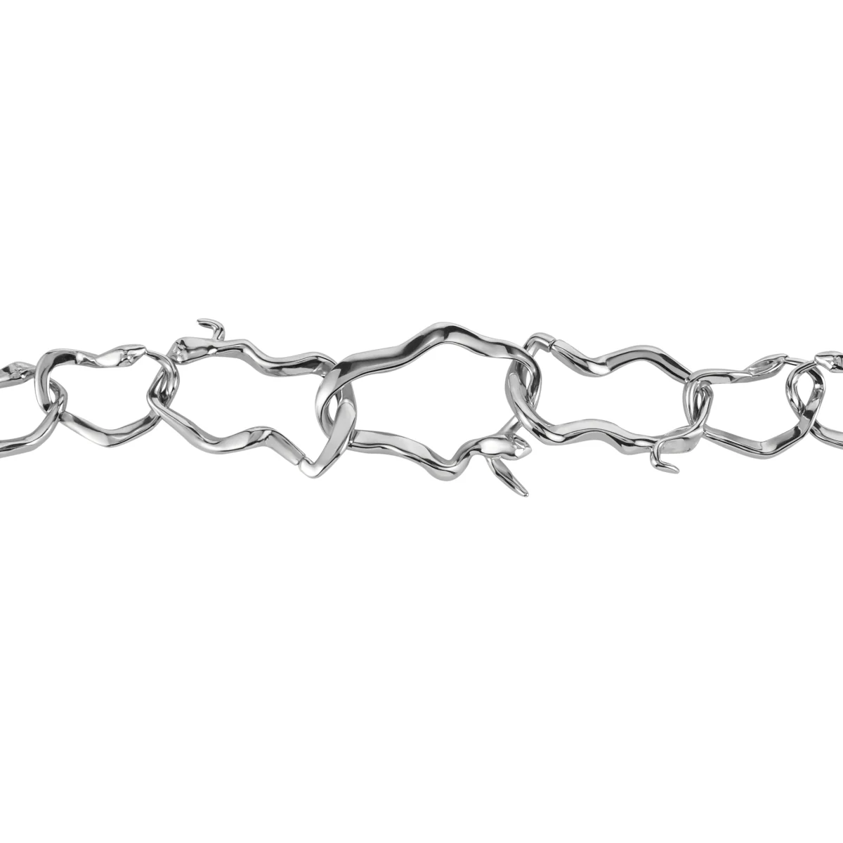 Ring-Shaped Snake Bone Necklace - Image 2