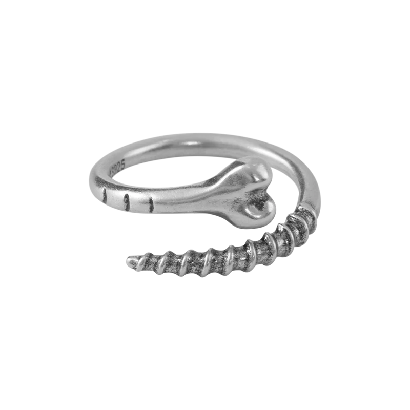 S925 Bone Spike Pinky Ring - Image 3
