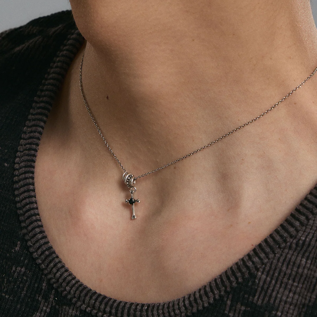 S925 Cross Necklace - Image 4