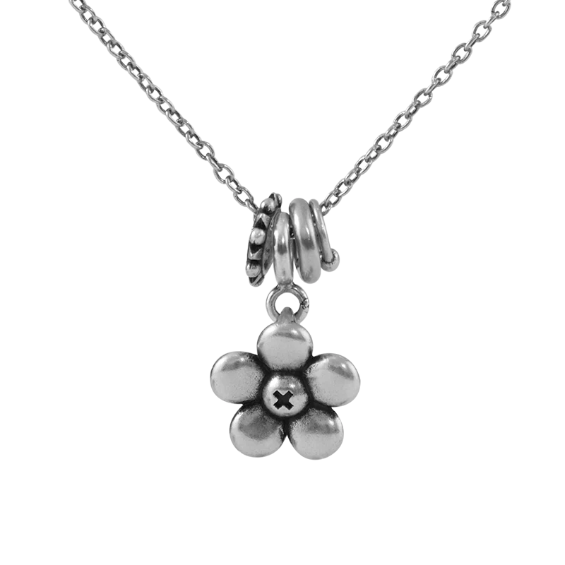 S925 Punk Floral Necklace - Image 6