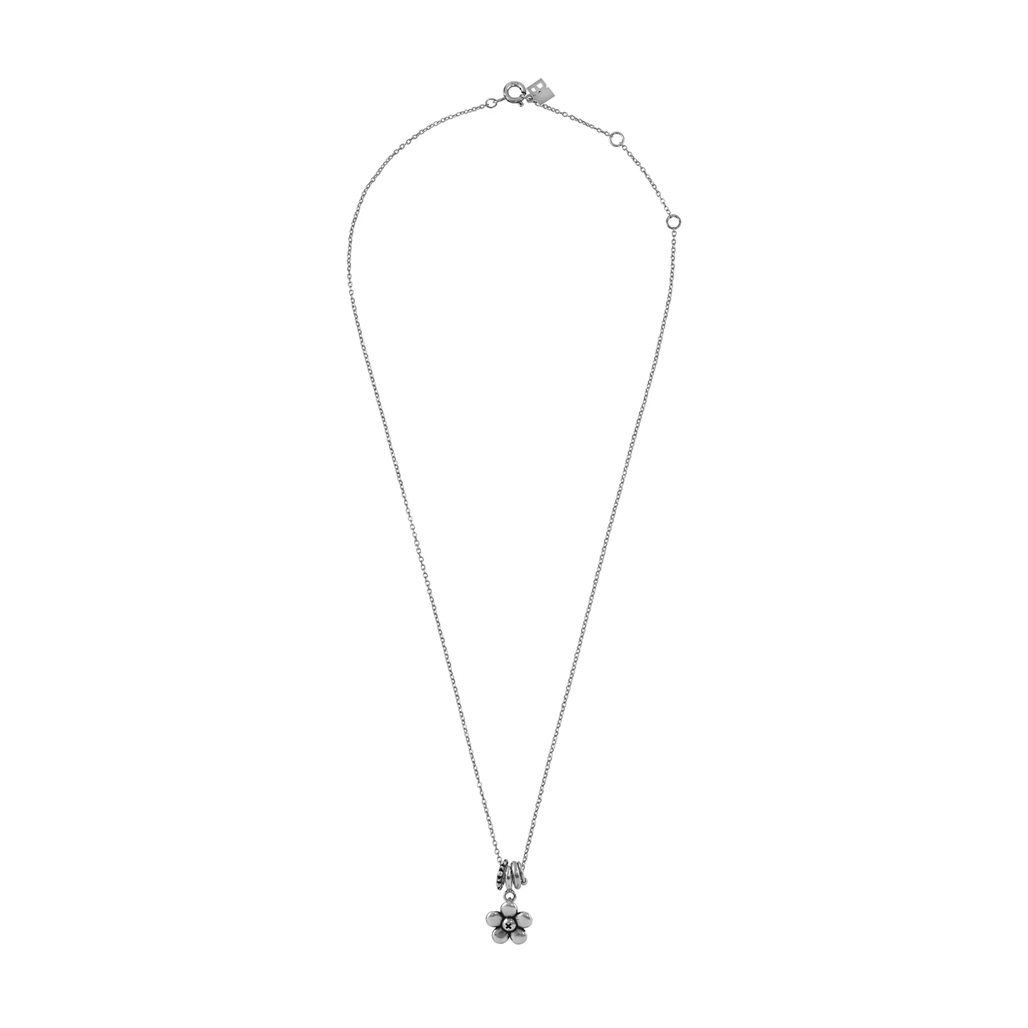 S925 Punk Floral Necklace - Image 7