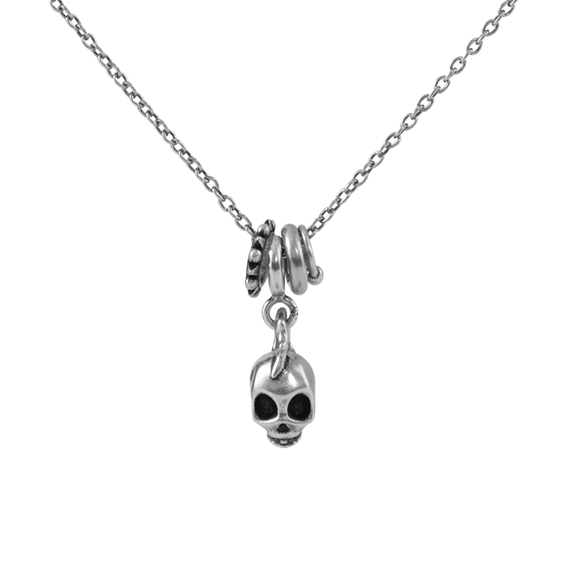 S925 Punk Skull Necklace - Image 6