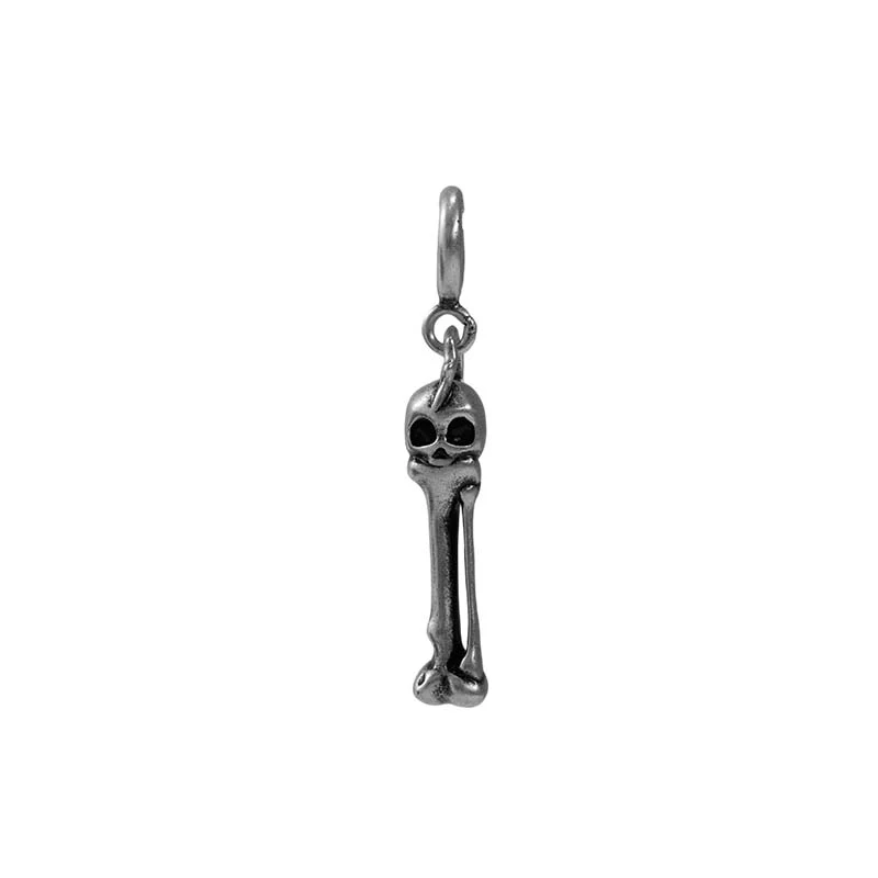 S925 Sterling Silver Bone Letter Pendant - Image 19