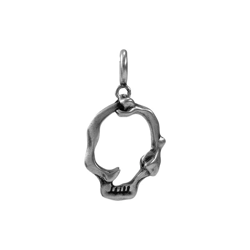 S925 Sterling Silver Bone Letter Pendant - Image 25