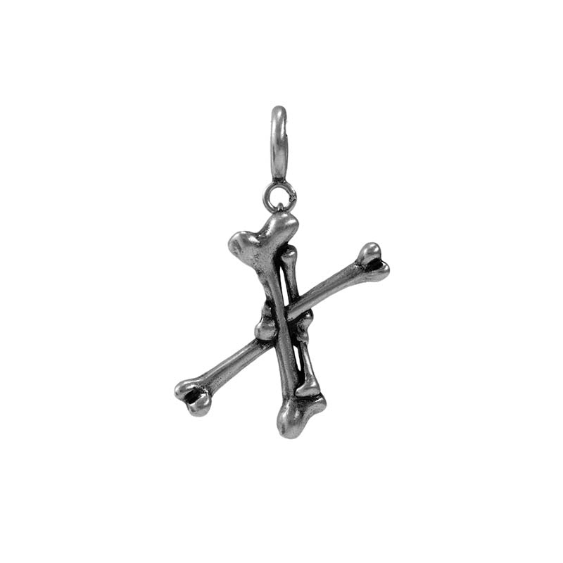 S925 Sterling Silver Bone Letter Pendant - Image 34