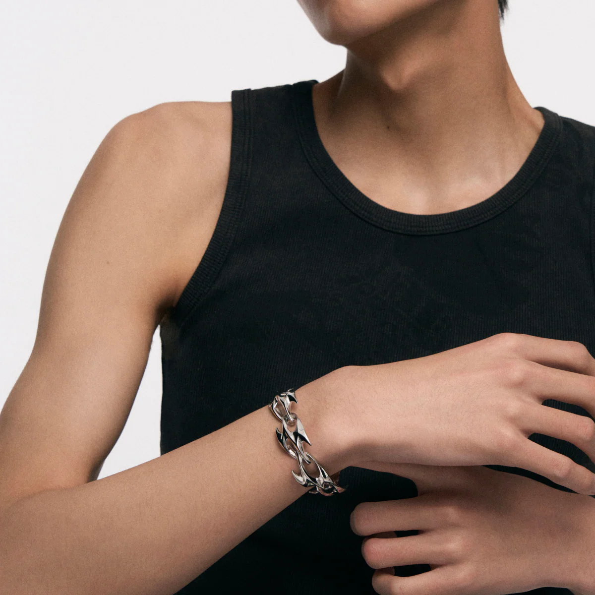 Snake Bone Handmade Chain Bracelet - Image 4