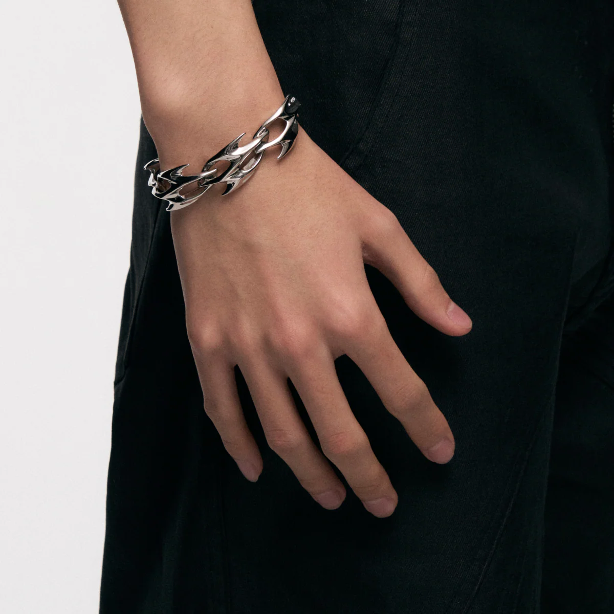 Snake Bone Handmade Chain Bracelet - Image 6