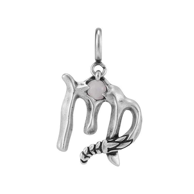 Silver Snake Zodiac Necklace Pendant - Image 14