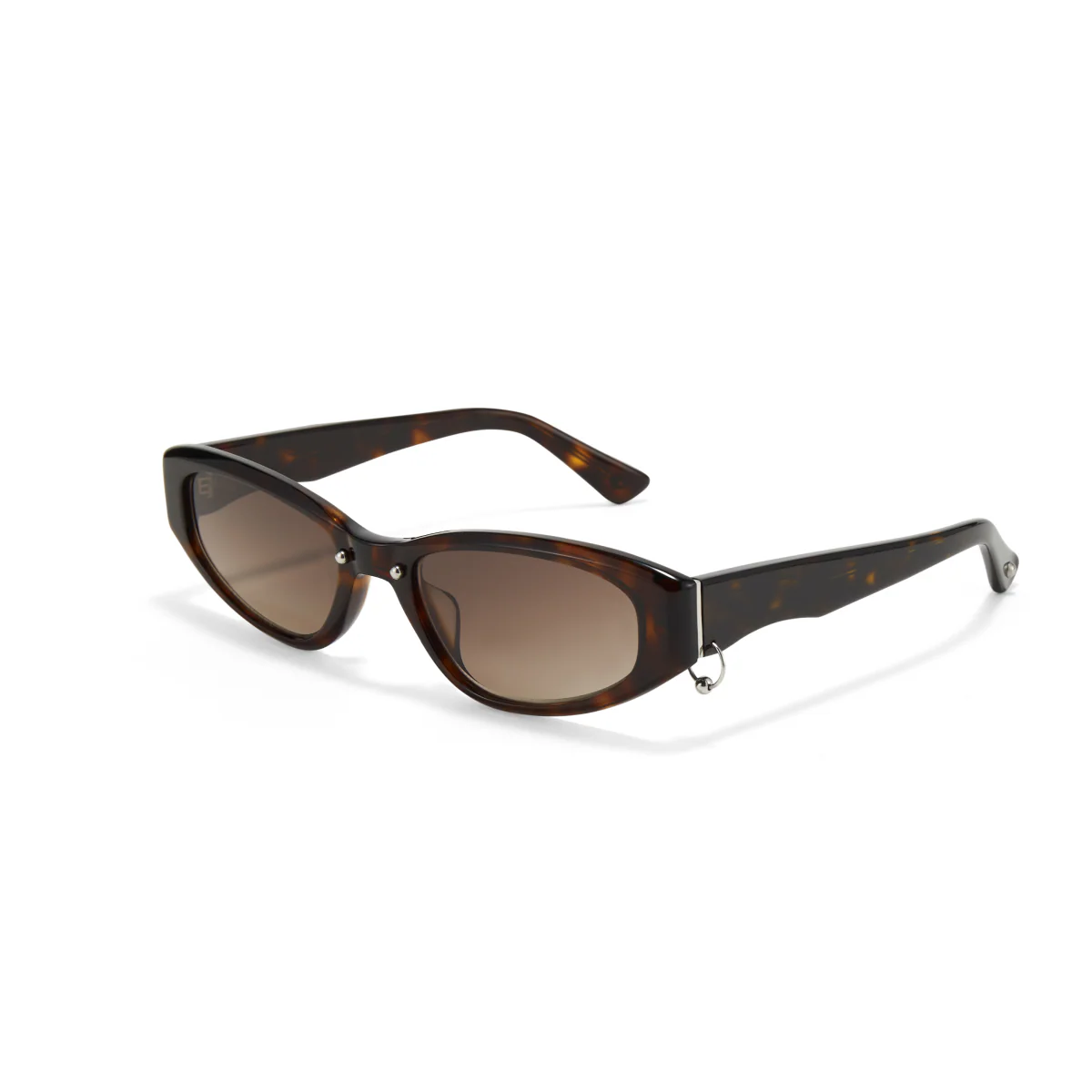 Square Tortoiseshell Pattern Full-Frame Sunglasses - Image 2