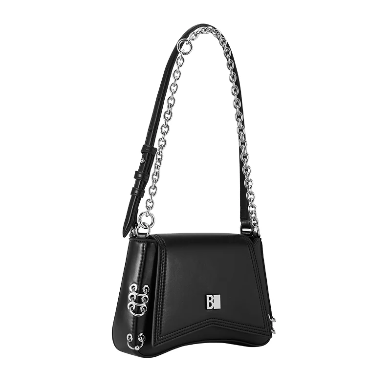 Star Of Bethlehem B Square Double Shoulder Strap Rivet Mini Bag - Image 4