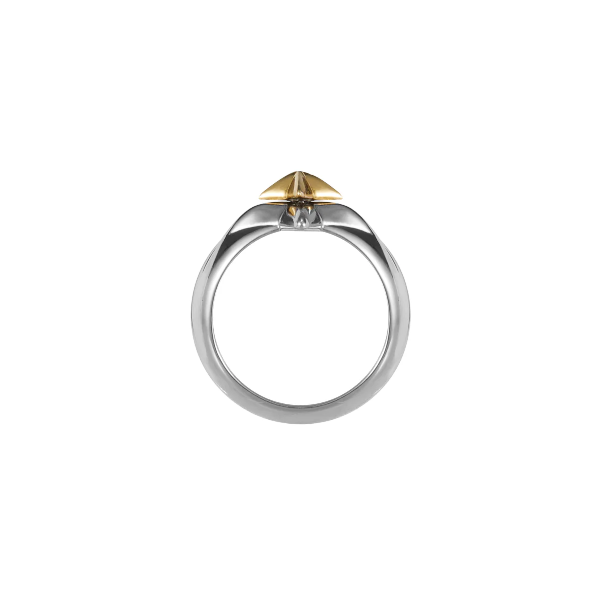 Star of Bethlehem Gold And Silver Color Matching Rotating Christmas Star Ring - Image 2