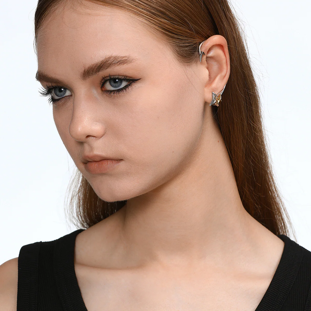 Star of Bethlehem Star Tassel Without Piercing And Hanging (Single For Left Ear) - Image 4