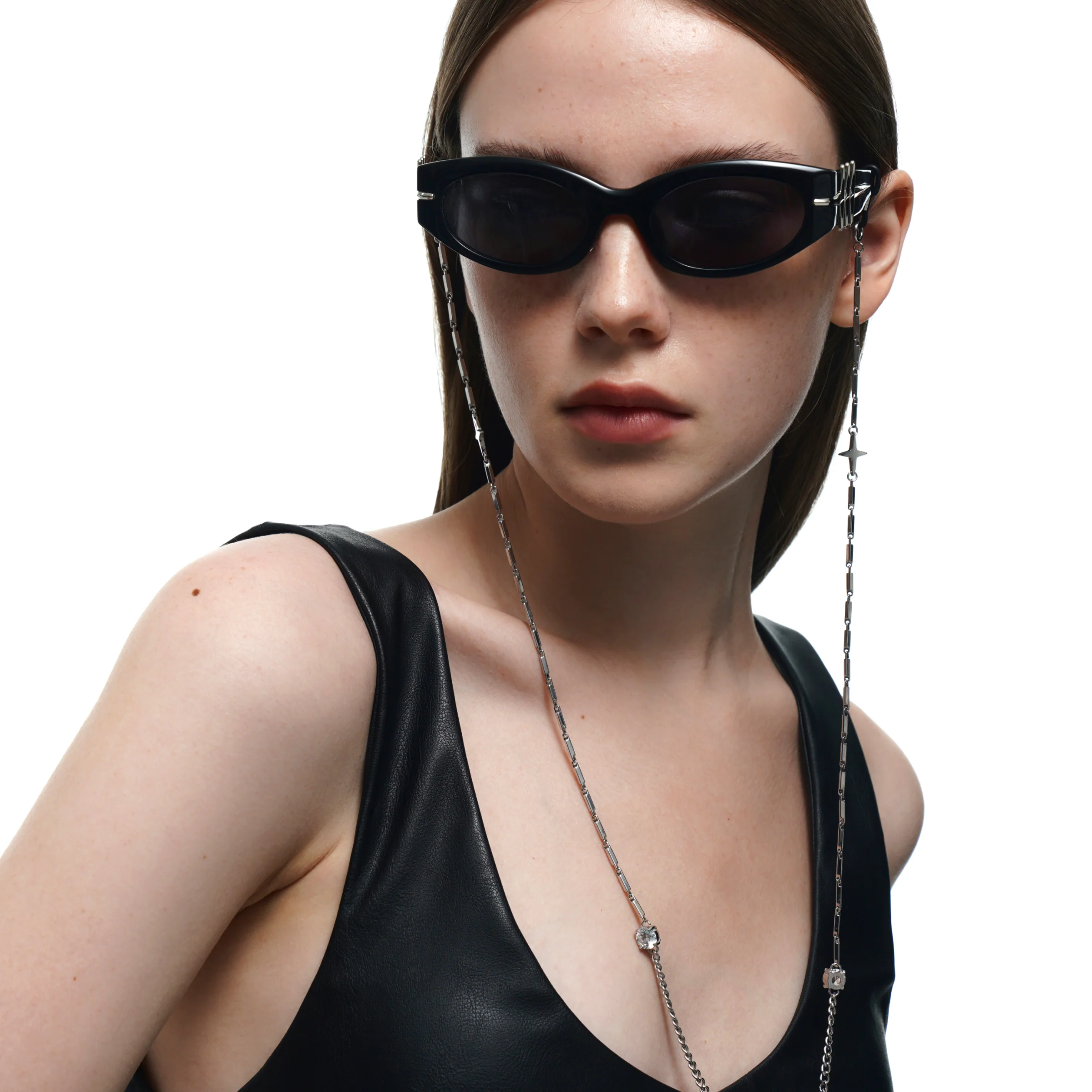 Starburst Rhinestone Decorated Glasses Chain - Image 3