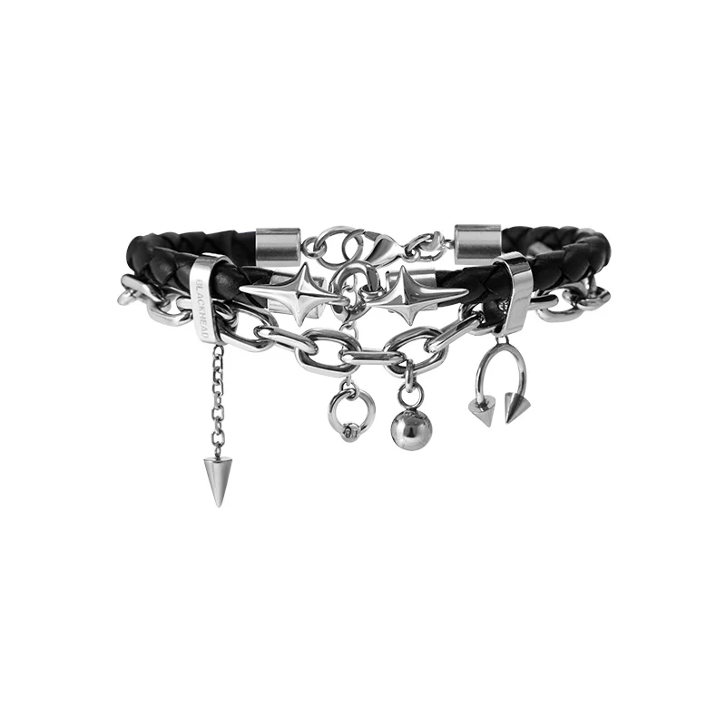 Starburst Spliced Double-Layer Bracelet - Image 2