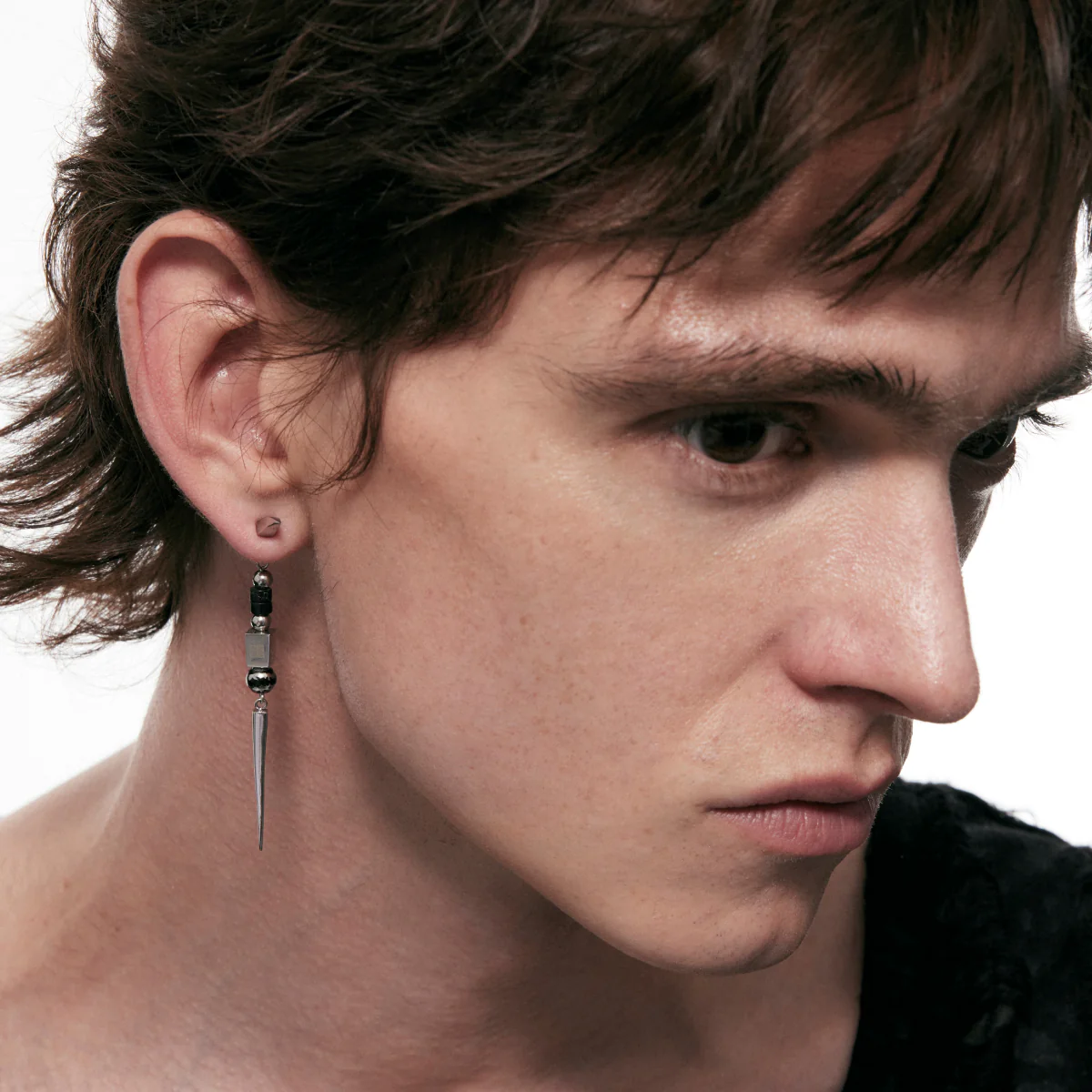 Stone Inlay Earrings - Image 3