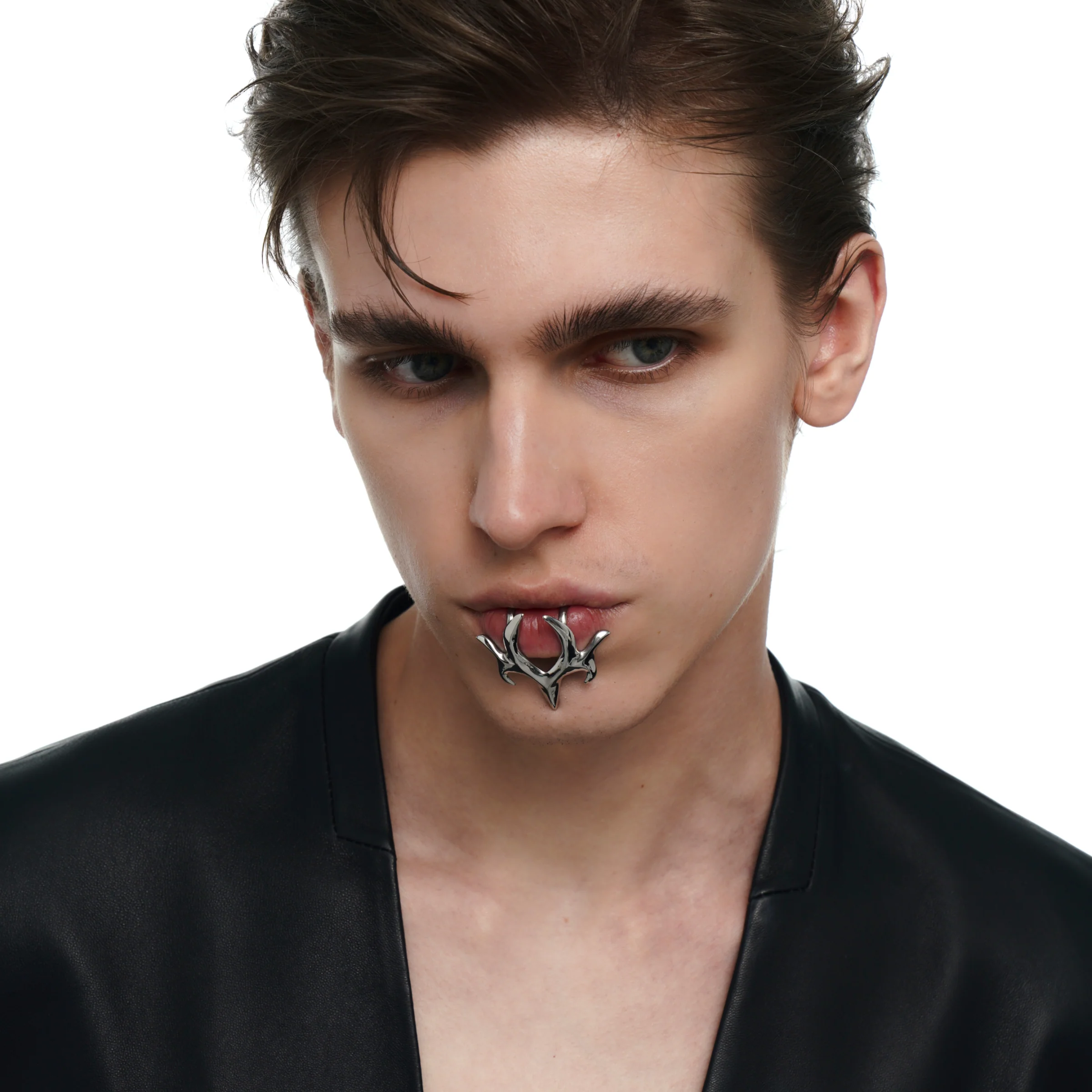 Streamlined Non-Piercing Lip Ring - Image 4