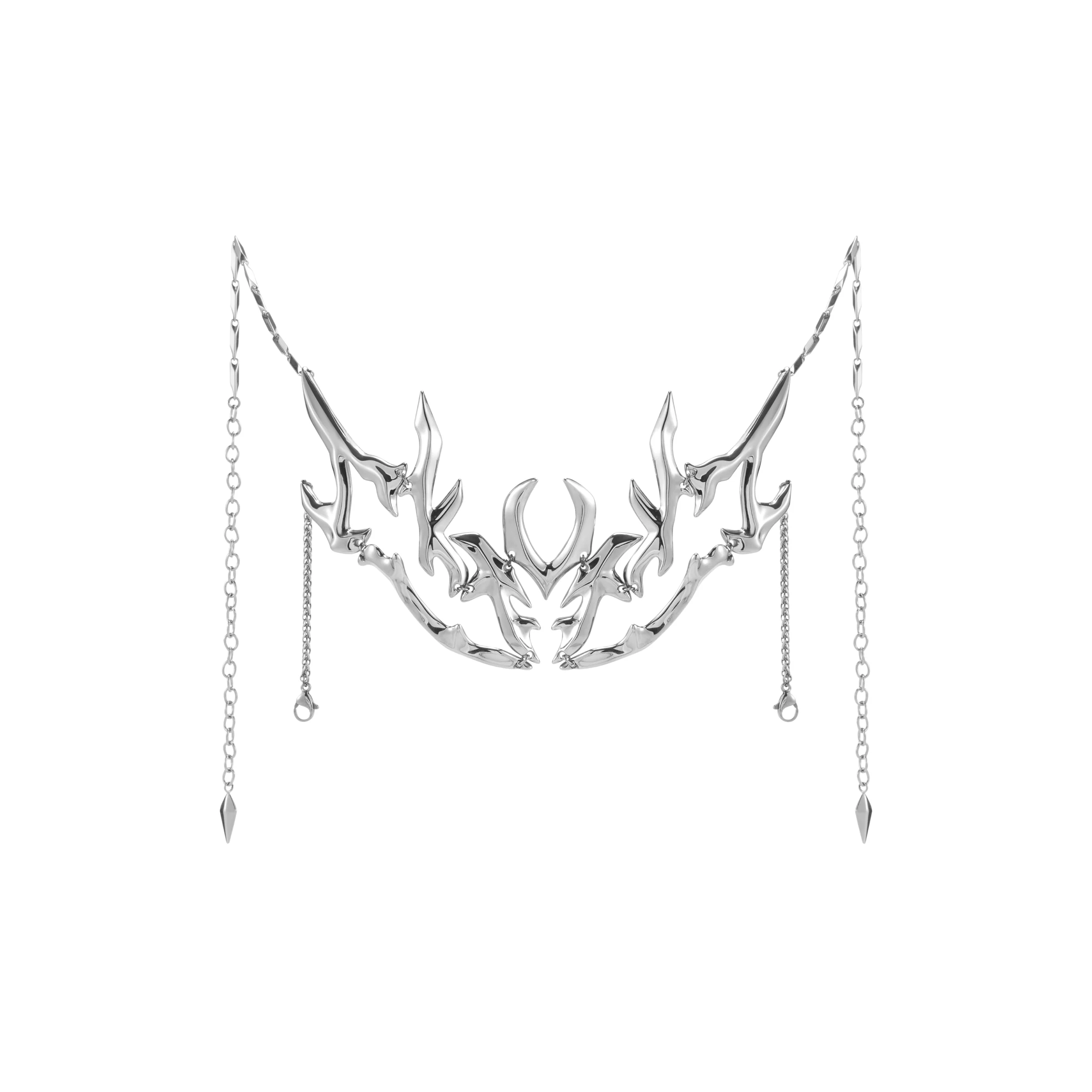 Streamlined Wrap Chin Decoration/Face Jewelry - Image 3