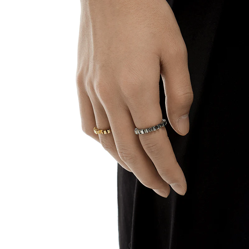 Teddy Girl Cut-Out Slogan Ring - Image 4