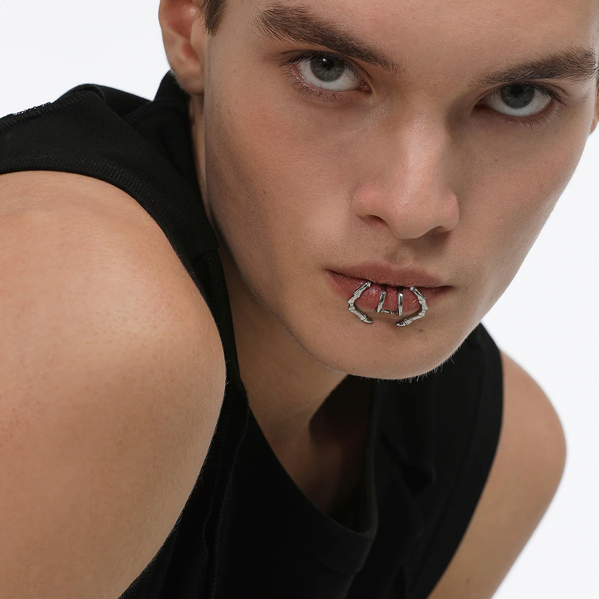 The X-Files Bone Combination Piercing-Free Lip Decoration - Image 5