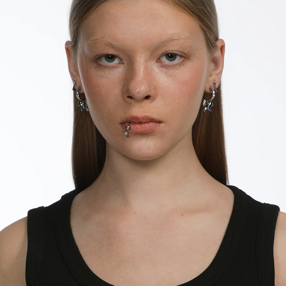 The X-Files Diamond Butterfly Pendant Wrapped Earrings - Image 3