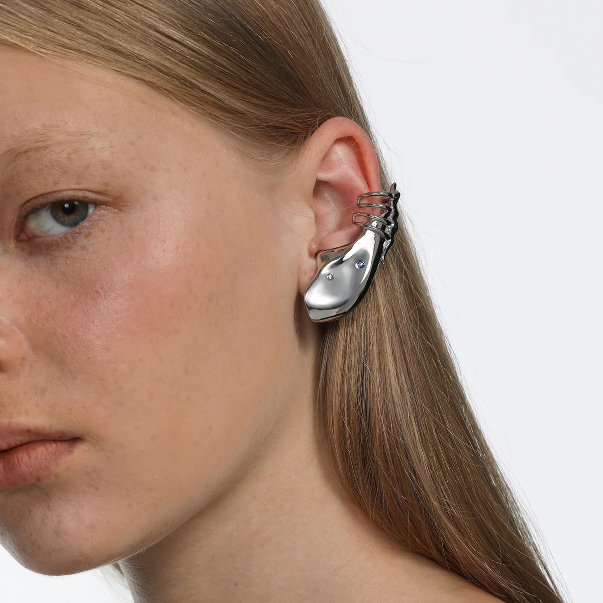 The X-Files Metal Skeleton Circumaural Ear Clip Without Piercing (Single For Left Ear) - Image 5