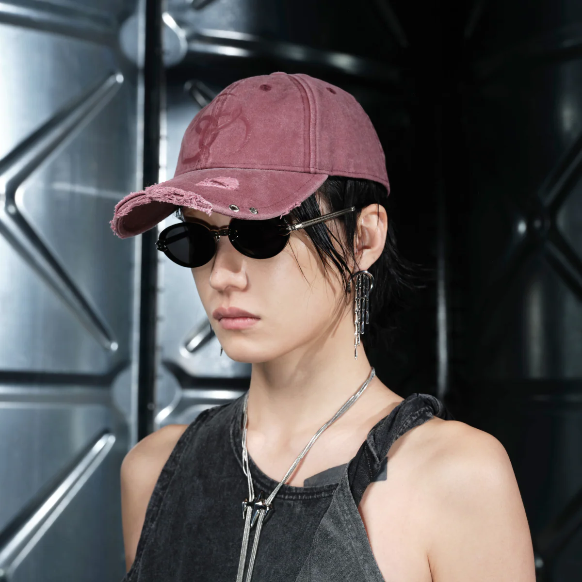 Triple Serpent Ring Baseball Cap - Image 3
