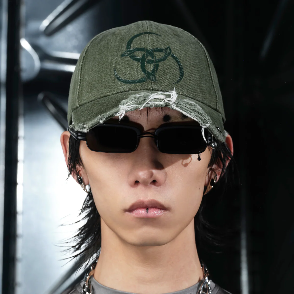 Triple Serpent Ring Baseball Cap - Image 5