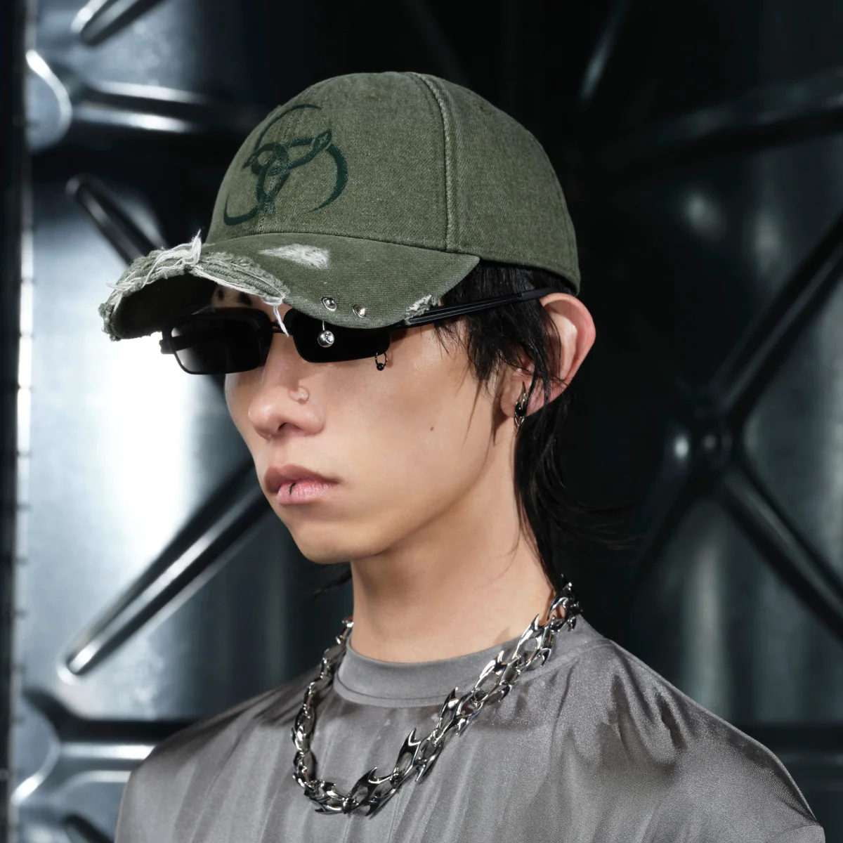 Triple Serpent Ring Baseball Cap - Image 6