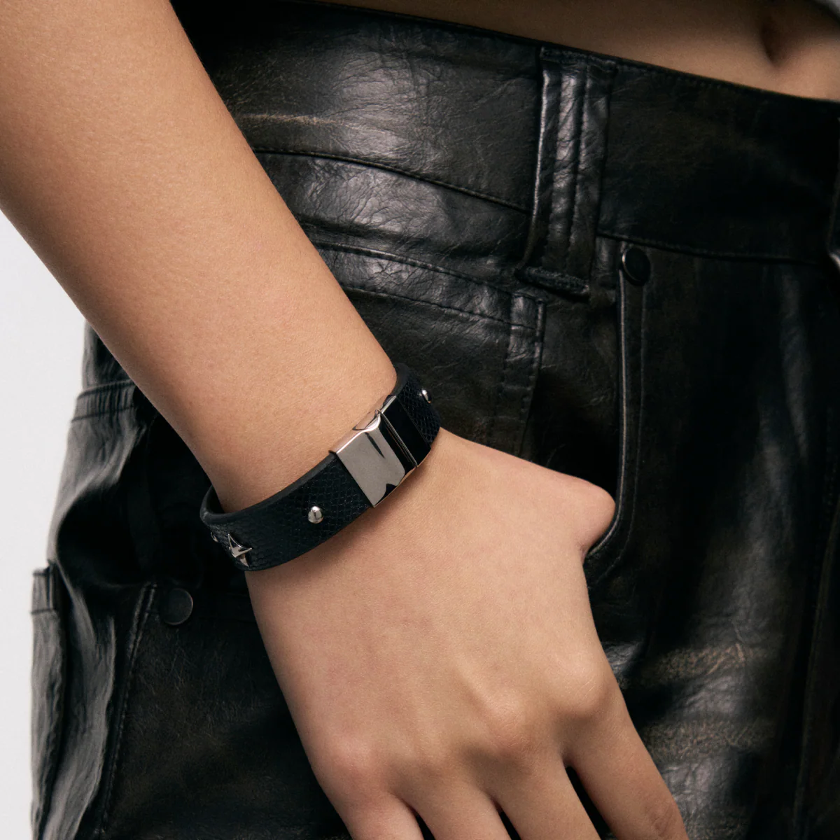 Triple Serpent Ring Snake Pattern Bracelet - Image 3