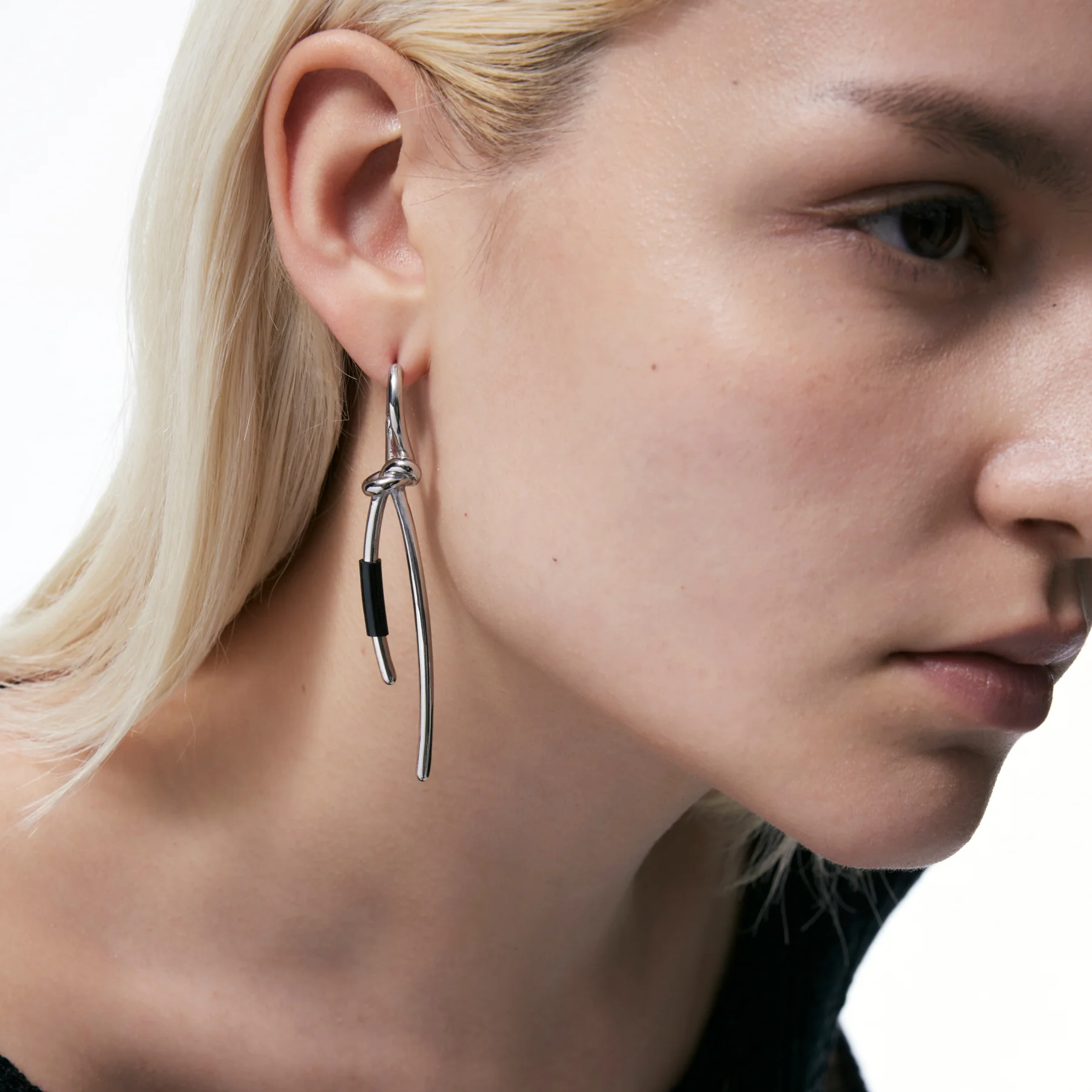 Twisted Knot Hinged Earrings - Image 6