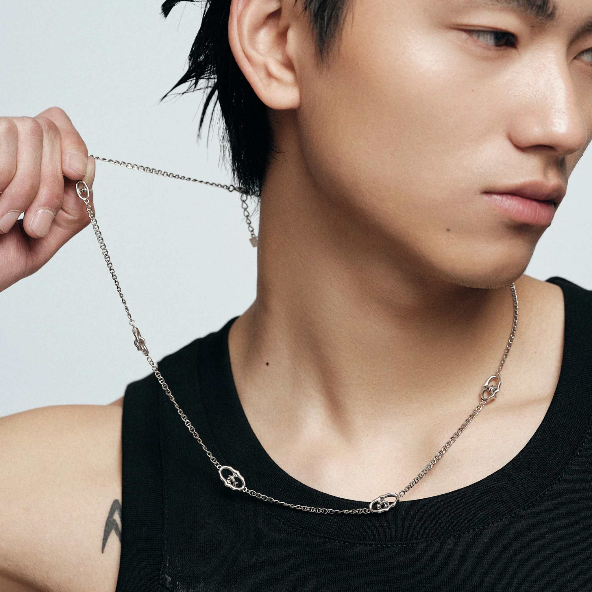 Warthog Snout Link Chain Necklace - Image 4
