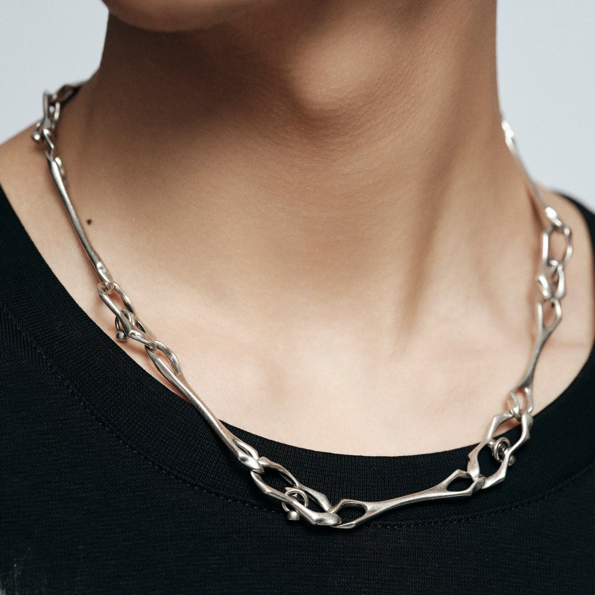 Warthog Snout Statement Chain Necklace - Image 6