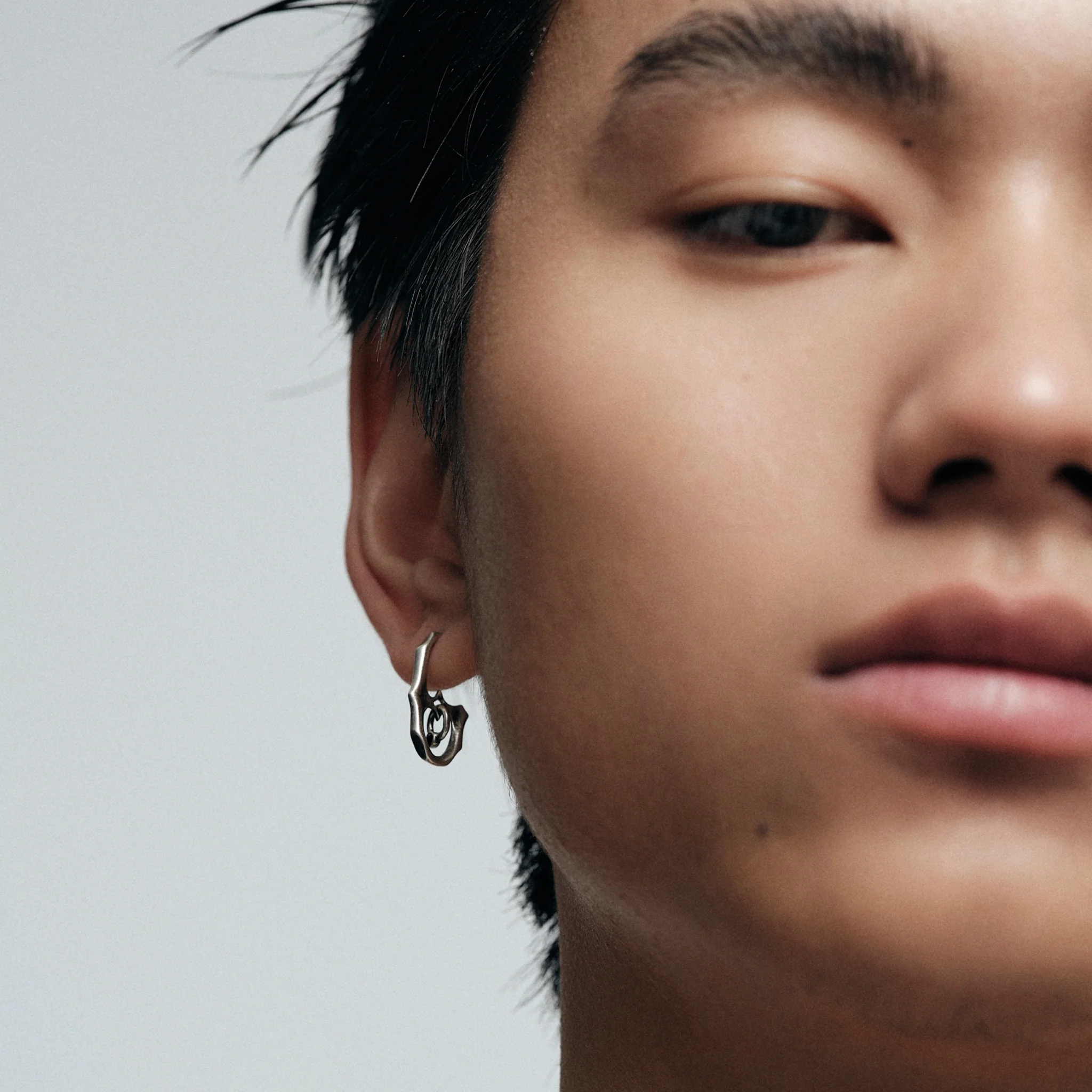 Warthog Snout Stud Earring (Single) - Image 2