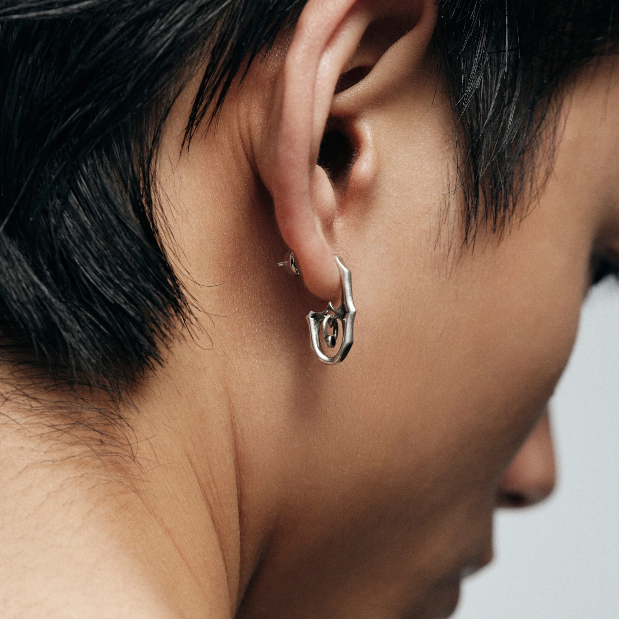 Warthog Snout Stud Earring (Single) - Image 6
