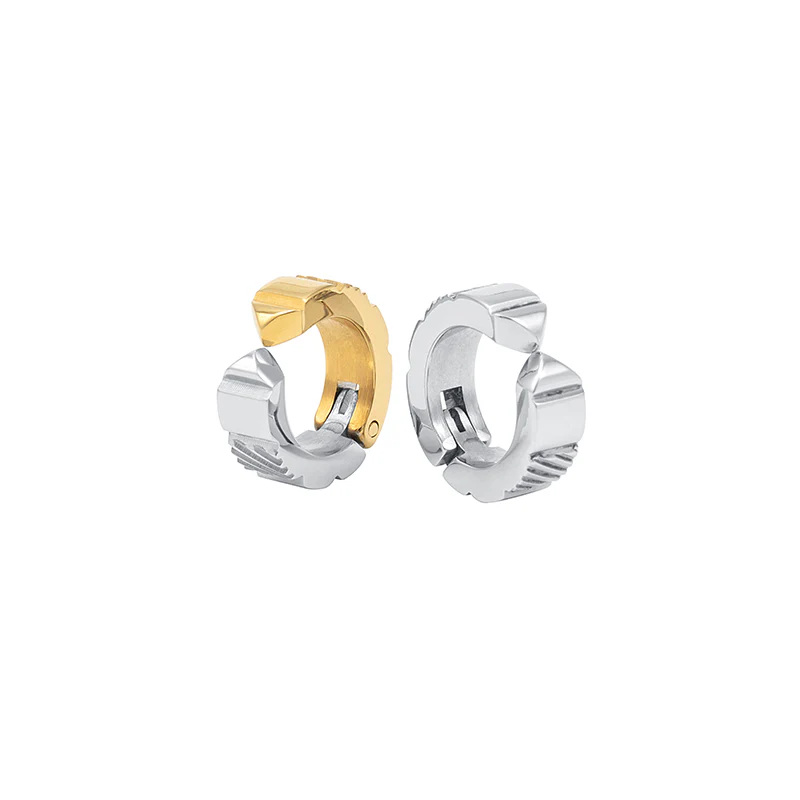 Xocolatl Chocolate Bi-color Cuff Earring - Image 8