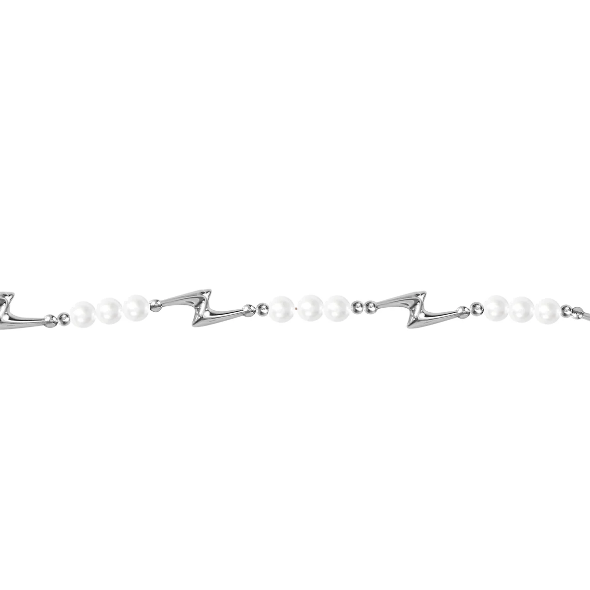 Y2B SERIES Lightning Pearl Panel Necklace - Image 3